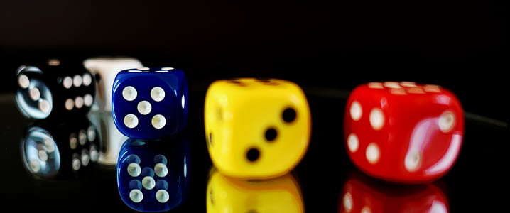 five assorted dices thumbnail