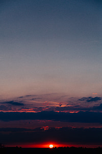sun during sunset thumbnail