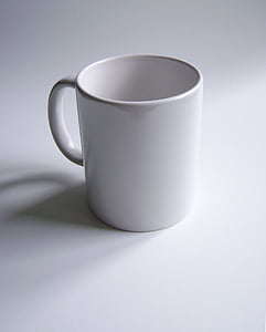 empty mug on white board thumbnail