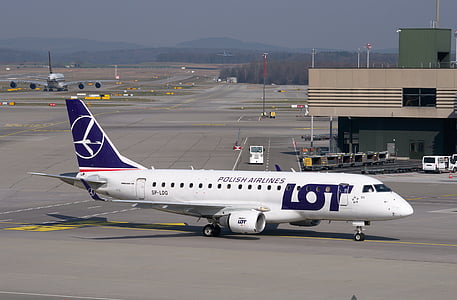 white and blue passenger plane thumbnail