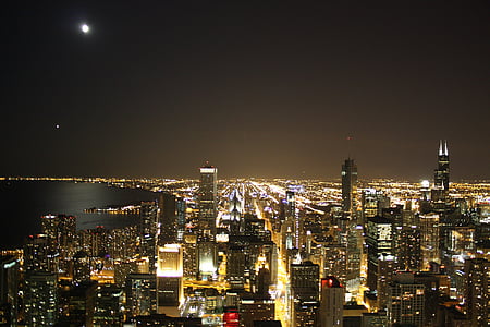 aerial view of city buildings thumbnail