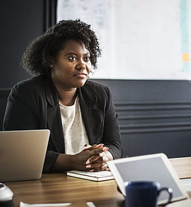 Woman In Black Blazer thumbnail
