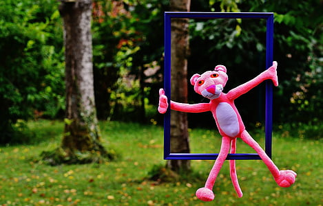 pink tiger character plush toy thumbnail