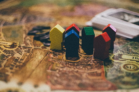 selective focus photography of multicolored wooden toy lot thumbnail
