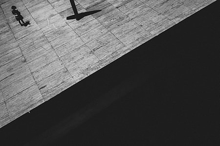 person standing on surface with blocks thumbnail