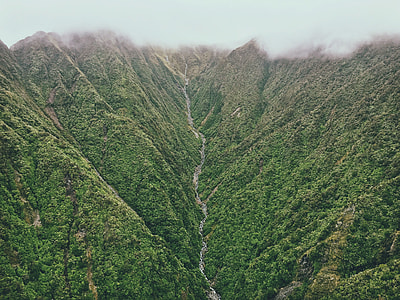 aerial photography of green valley thumbnail