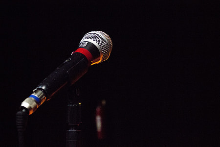 black microphone thumbnail
