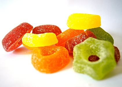 candies on top of white surface thumbnail