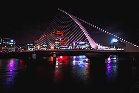 white suspension bridge thumbnail
