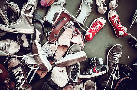 photography of assorted shoes lot thumbnail