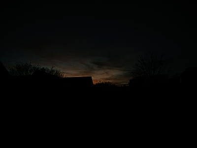 sunset, sunrise, dark, night thumbnail