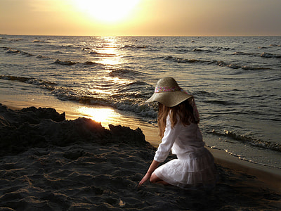 woman in white long sleeved dress edited photo thumbnail