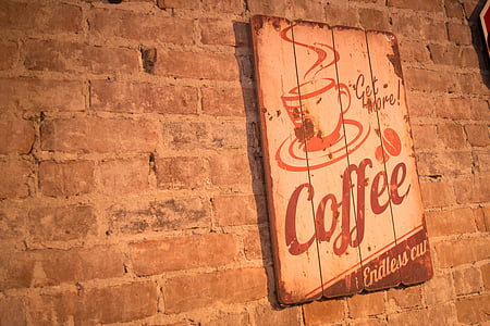 Coffee signage on wall thumbnail