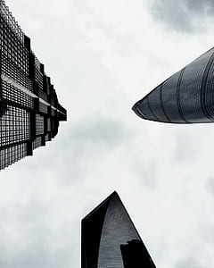 Low Angle Photo of Three High-rise Buildings thumbnail