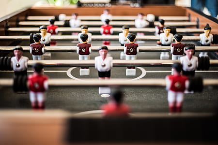 close up photography foosball table thumbnail