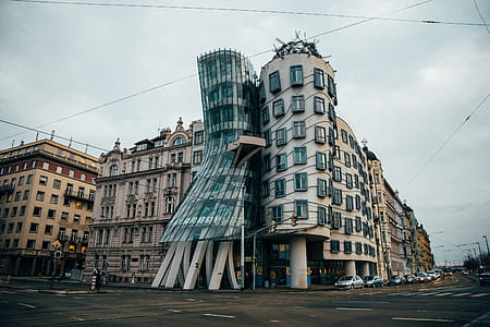 The Nationale Nederlanden building, known as the Dancing House or sometimes Fred and Ginger thumbnail