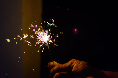person holding mini fireworks thumbnail