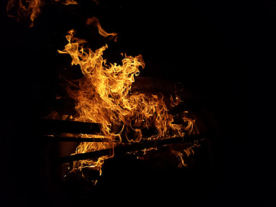 fire on black surface thumbnail