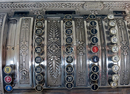 checkout, cash machines, old, cash, pay, till thumbnail