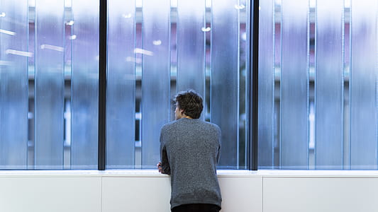 man, person, architecture, blur thumbnail