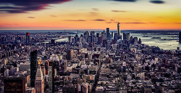 aerial photography of buildings thumbnail