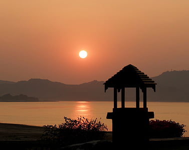 calm waters during golden hour thumbnail