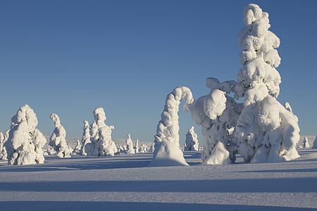 white ice formation taken daytime thumbnail