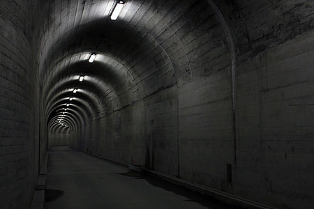 gray concrete underground tunnel thumbnail
