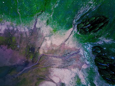 aerial photography of green island thumbnail