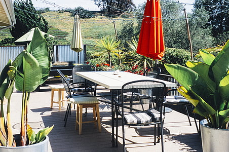 rectangular black metal patio set thumbnail
