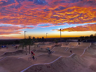 person riding bicycle on obstable thumbnail