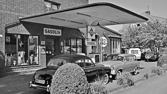 Grayscale Photo of Luxury Car thumbnail