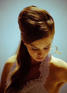woman wearing pink halter top thumbnail