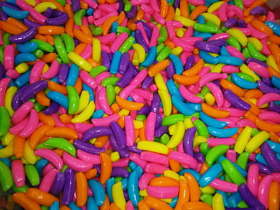 assorted-color gummy candies thumbnail