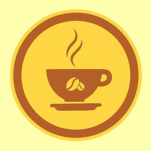Illustration of coffee icon. thumbnail