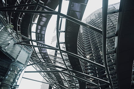 grayscale photography of architectural building thumbnail