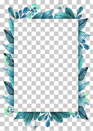 Leaf frame Green, Green leaves frame, green leaves illustration PNG clipart