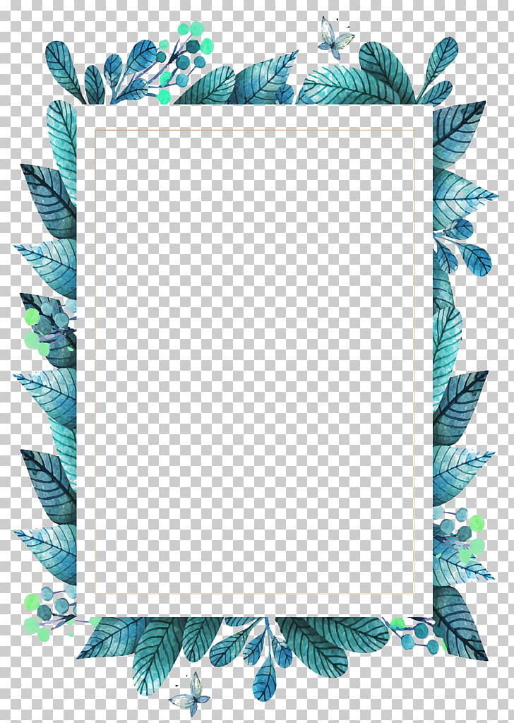 Leaf frame Green, Green leaves frame, green leaves illustration PNG clipart