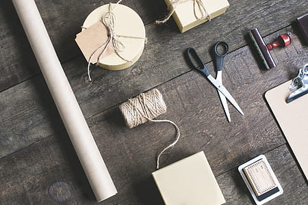 Shipping Materials Flatlay Photo thumbnail
