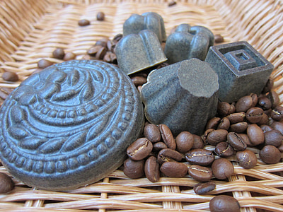 brown coffee beans on wicker basket thumbnail
