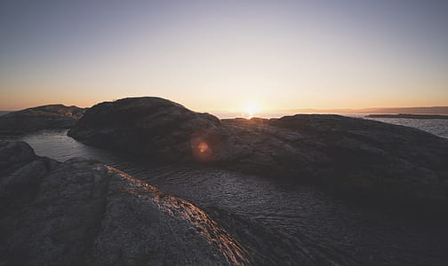Sunset in the Mountain Illustration thumbnail