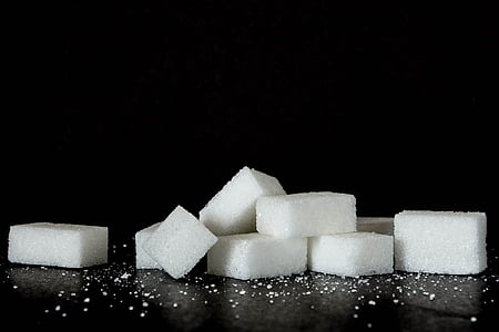closeup photo of sugar cubes thumbnail