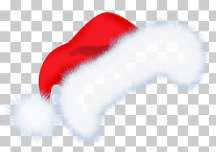 Red Character Fur Fiction Font, Large Santa Hat Transparent , red and white Santa hat illustration PNG clipart