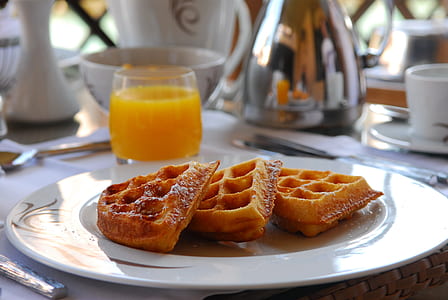 three waffles in plate thumbnail