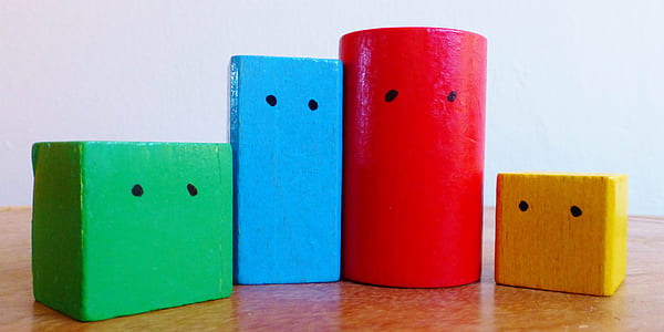 assorted color wood decors thumbnail