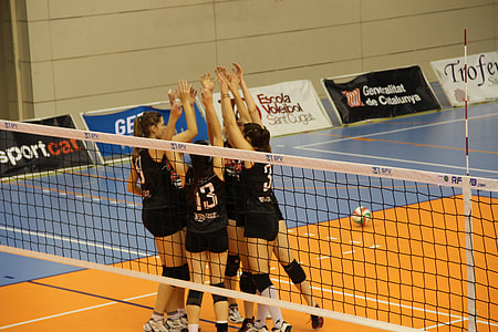 woman in black volleyball jersey thumbnail