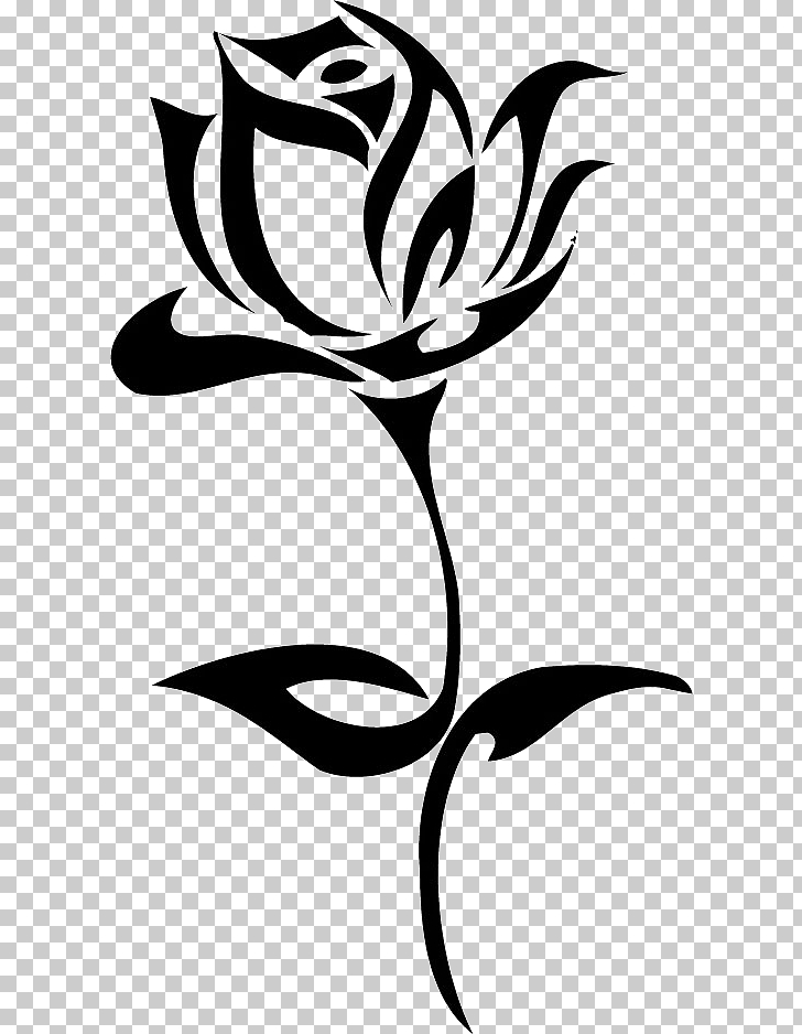 Tattoo Rose Art Tattoo Rose Black Rose Flower Sketch Png