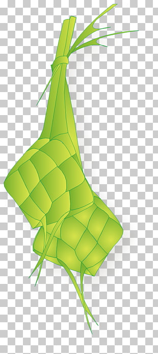 Ketupat , ketupat, green hanging decor on white surface illustration PNG clipart