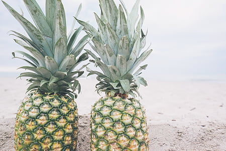 two pineapple fruits thumbnail