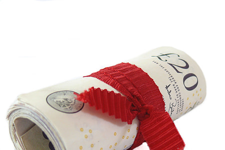 white paper wrapped with red strap thumbnail
